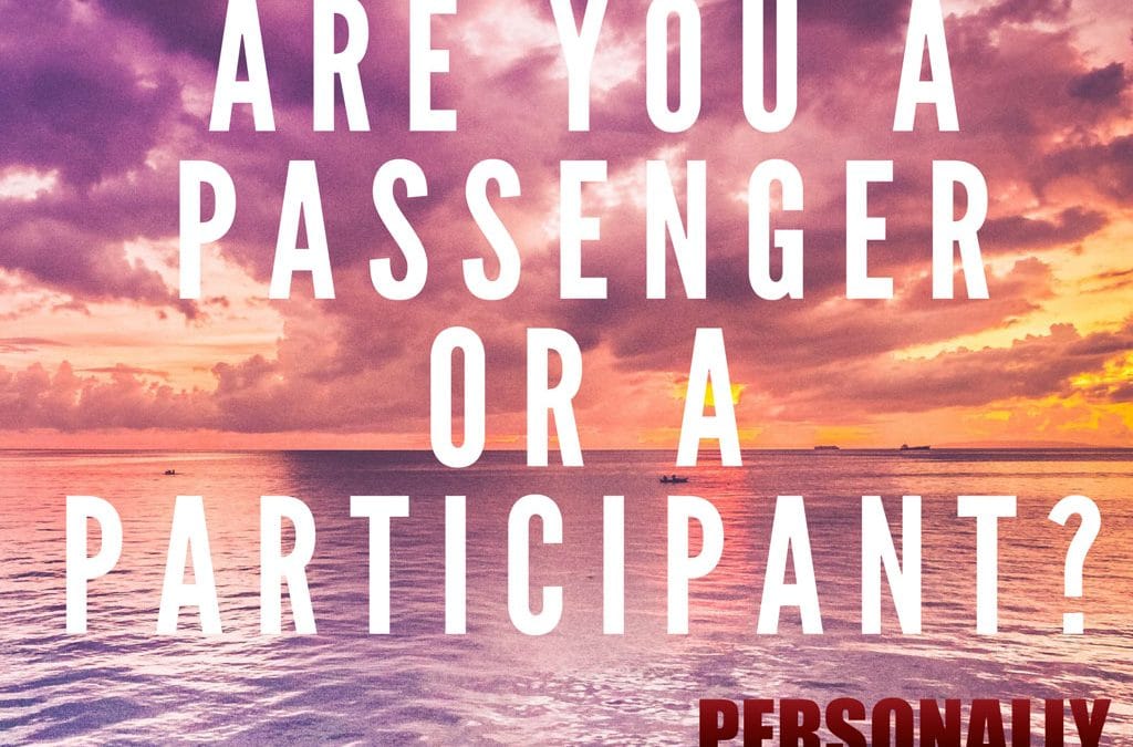 Passenger or participant